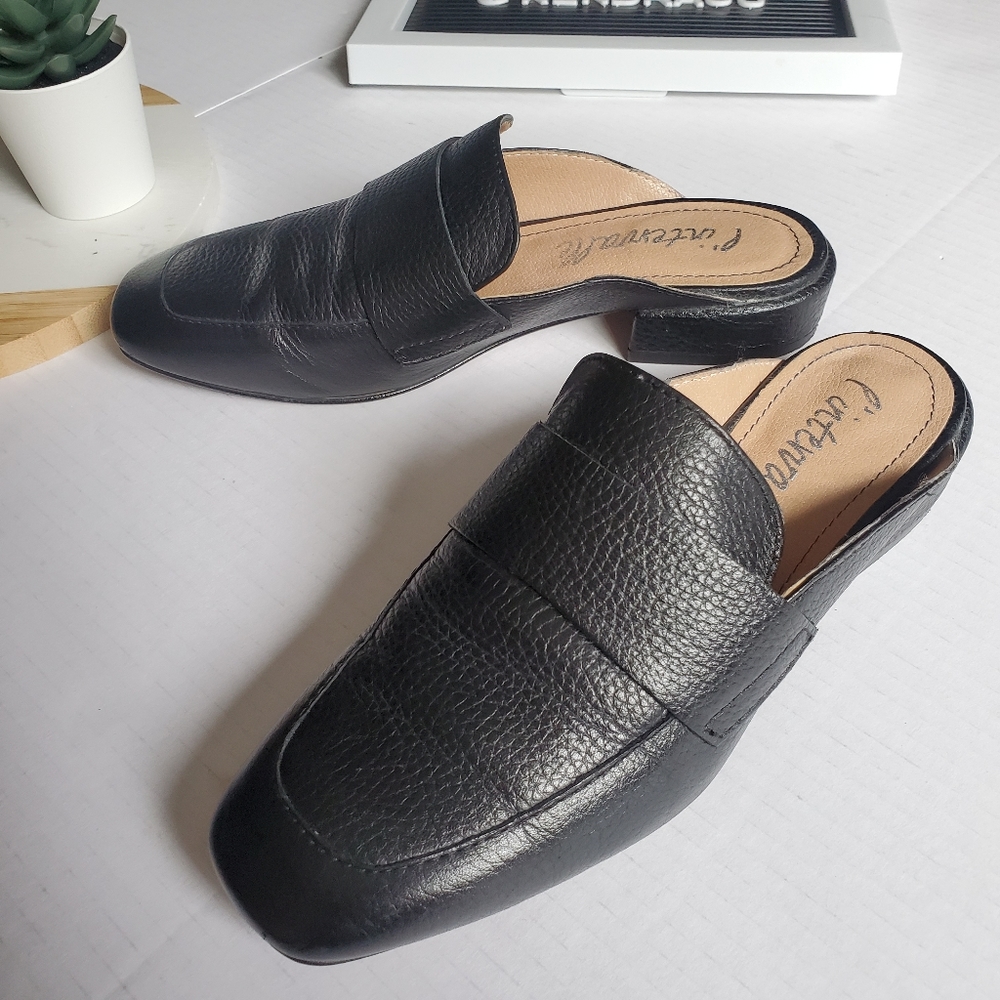 L'intervalle slip on black mules - Picture 1 of 5